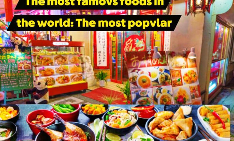 The most famous foods in the world : The most popular drinks - top sev7en